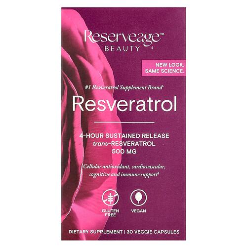 Reserveage Beauty Resveratrol 30 Veggie Capsules product image