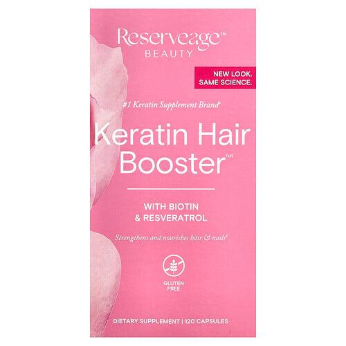 Reserveage Beauty Keratin Hair Booster With Biotin Resveratrol 120 Capsules product image