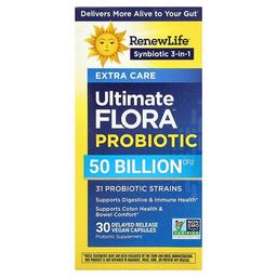 Renew Life Ultimate Flora Probiotic 30 Delayed Release Vegan Capsules
