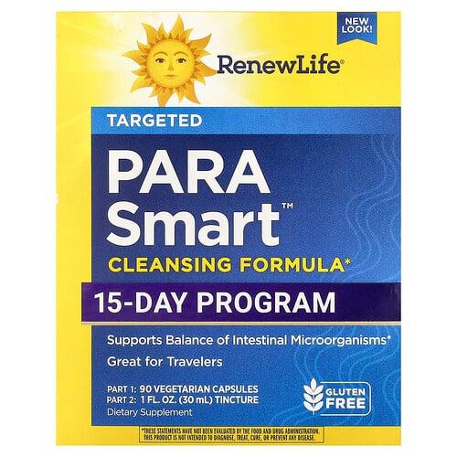 Renew Life Parasmart Cleansing Formula 15 Day Program 2 Part