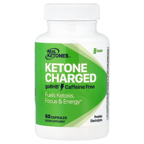 Real Ketones Ketone Charged Gobhb Caffeine Free 60 Capsules