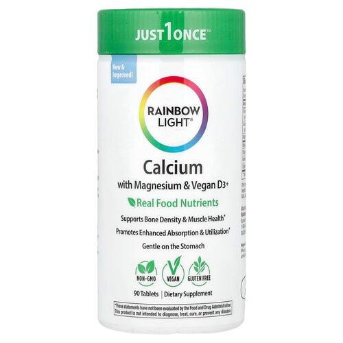 Rainbow Light Calcium With Magnesium Vitamin D3 90 Tablets product image