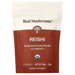 Real Mushrooms Reishi Mushroom Extract Powder 1 59 Oz 45 G