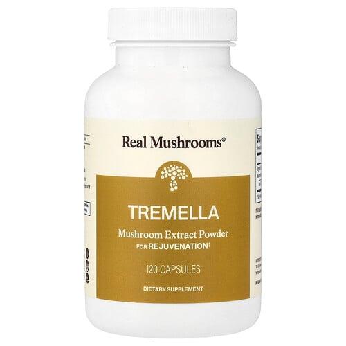 Real Mushrooms Tremella Mushroom Extract Powder 120 Capsules