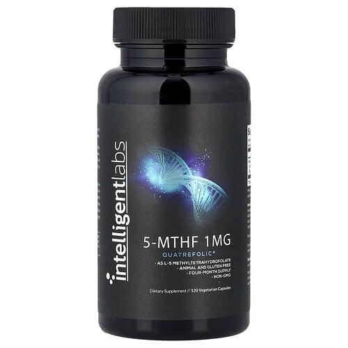 Intelligent Labs 5 Mthf 1 Mg 120 Vegetable Capsules