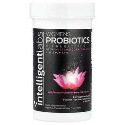 Intelligent Labs Women S Probiotics Prebiotics With Fructooligosaccharides 60 Vegetarian Capsules
