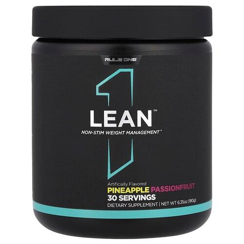 Rule One Proteins Lean Non Stim Weight Management Pineapple Passionfruit 6 35 Oz 180 G