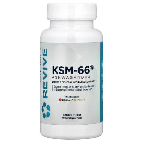 Revive Ksm 66 Ashwagandha 60 Vegetarian Capsules