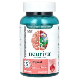 Schiff Neuriva Brain Health Gummies Original Strawberry 50 Gummies