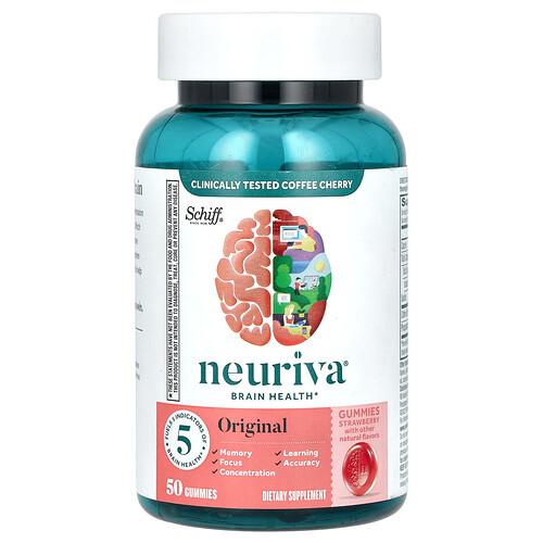쉬프 Schiff, Neuriva Brain Performance, 오리지널, 딸기, 구미젤리 50개 product image