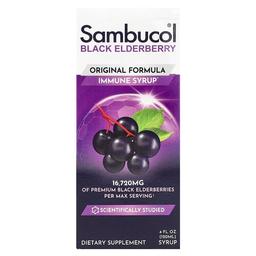 Sambucol Black Elderberry Immune Syrup Original Formula 4 Fl Oz 120 Ml