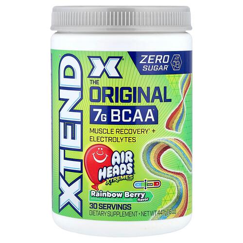 Xtend 7g Bcaa Air Heads Extreme Candy Rainbow Berry 16 Oz 447 G