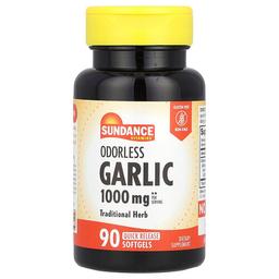 Sundance Vitamins Odorless Garlic 90 Quick Release Softgels 500 Mg Per Softgel