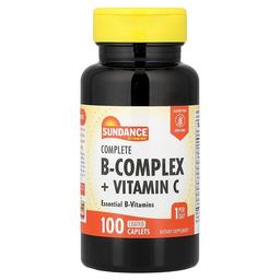 Sundance Vitamins Complete B Complex Vitamin C 100 Coated Caplets