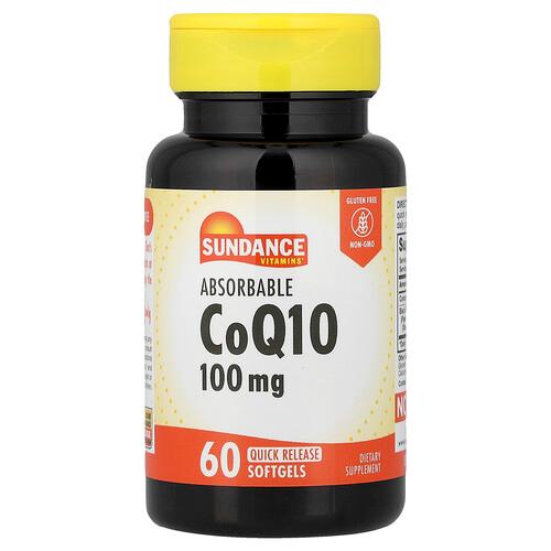 Sundance Vitamins Absorbable Coq10 100 Mg 60 Quick Release Softgels product image