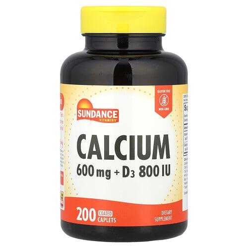 Sundance Vitamins Calcium D3 200 Coated Caplets