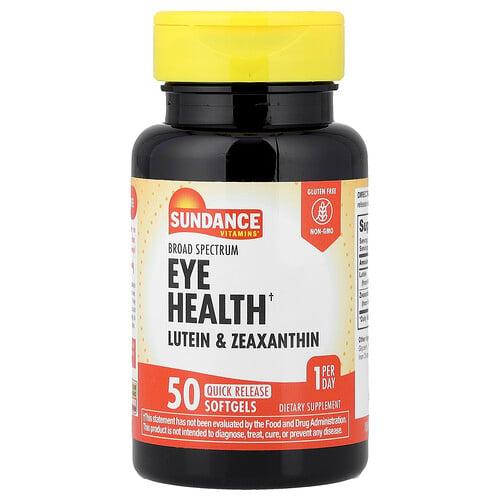 Sundance Vitamins Eye Health Lutein Zeaxanthin 50 Quick Release Softgels product image