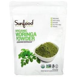 Sunfood Organic Moringa Powder 8 Oz 227 G