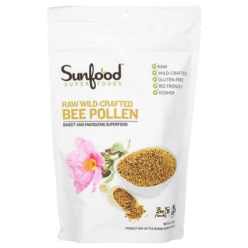 Sunfood Raw Wild Crafted Bee Pollen 8 Oz 227 G