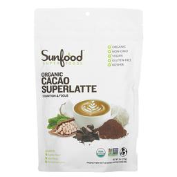 Sunfood Organic Cacao Superlatte 6 Oz 170 G