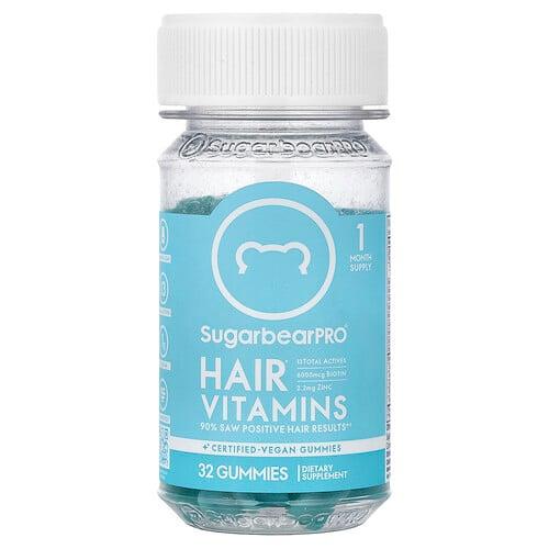 Sugarbearpro Hair Vitamins Gummies 32 Gummies
