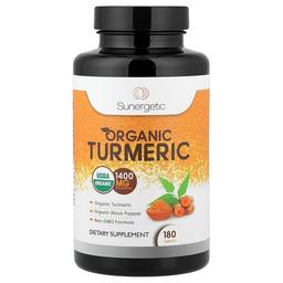 Sunergetic Organic Turmeric 180 Tablets