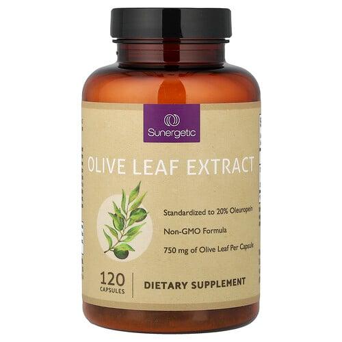 Sunergetic Olive Leaf Extract 750 Mg 120 Capsules