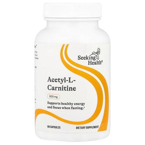 Seeking Health Acetyl L Carnitine 500 Mg 90 Capsules