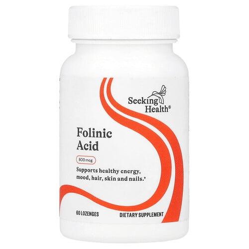 Seeking Health Folinic Acid 800 Mcg 60 Lozenges