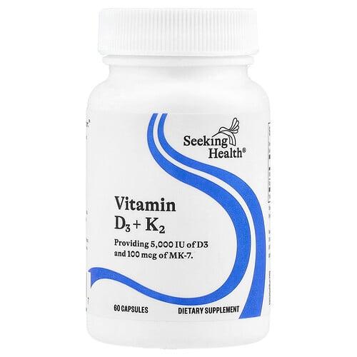 Seeking Health Vitamin D3 K2 60 Capsules product image