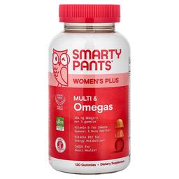 Smartypants Women S Plus Multi Omegas Gummies Strawberry Orange And Lemon Cr Me 120 Gummies