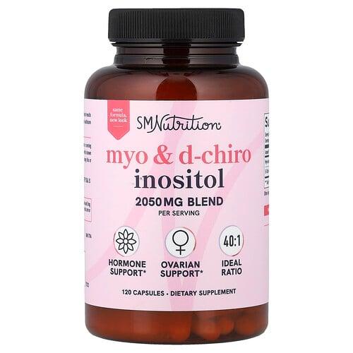 SMNutrition, 미오 및 D-카이로-이노시톨, 캡슐 120정 product image