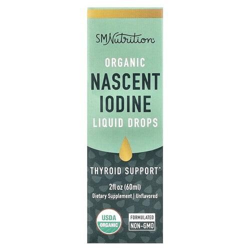 Smnutrition Organic Nascent Iodine Liquid Drops Unflavored 2 Fl Oz 60 Ml