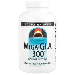 Source Naturals Mega Gla 300 120 Softgels