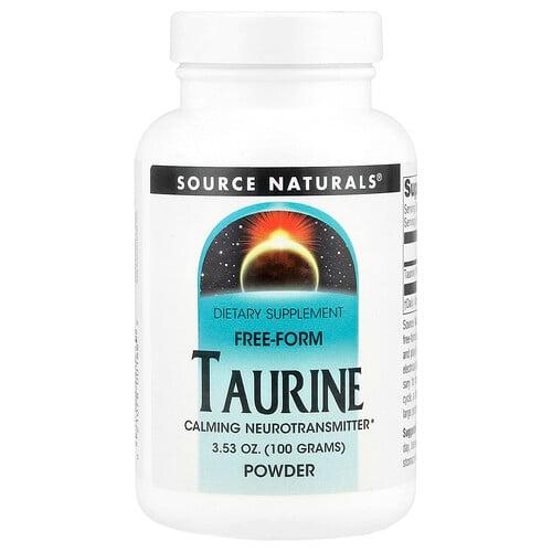 Source Naturals Taurine Powder 3 53 Oz 100 G