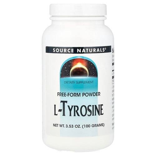 Source Naturals L Tyrosine Free Form Powder 3 53 Oz 100 G
