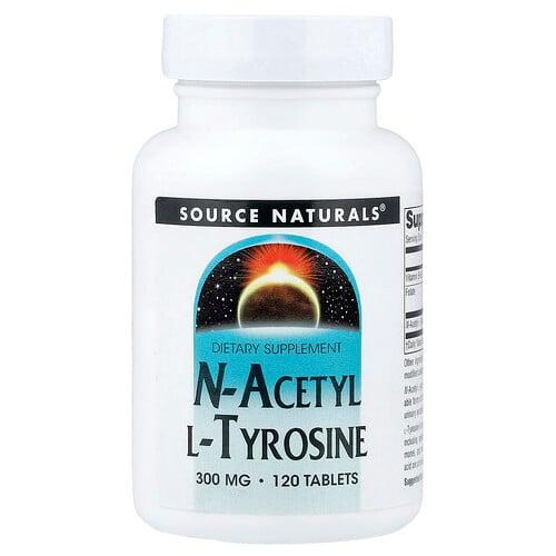 Source Naturals N Acetyl L Tyrosine 300 Mg 120 Tablets
