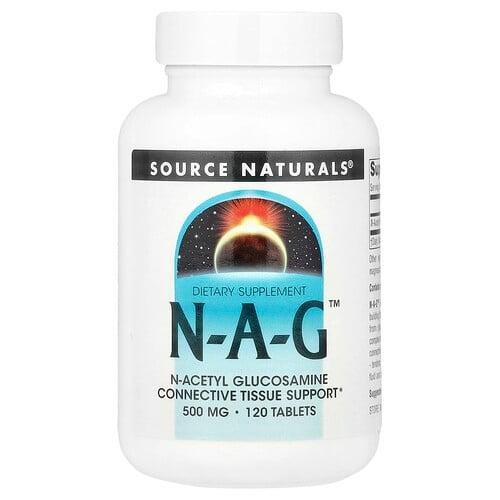 Source Naturals N A G 500 Mg 120 Tablets