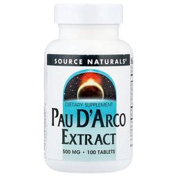 Source Naturals Pau D Arco Extract 100 Tablets