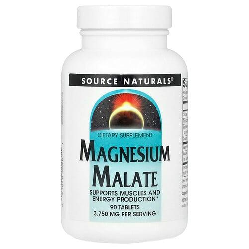 Source Naturals Magnesium Malate 90 Tablets