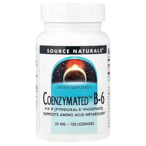 Source Naturals Coenzymated B 6 25 Mg 120 Lozenges