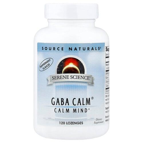 Source Naturals Serene Science Gaba Calm Peppermint 120 Lozenges