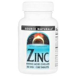 Source Naturals Zinc 50 Mg 100 Tablets