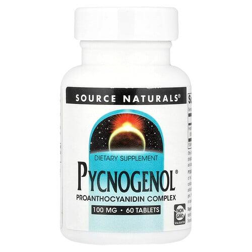 Source Naturals Pycnogenol 100 Mg 60 Tablets