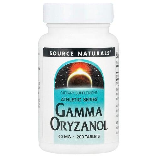 Source Naturals Athletic Series Gamma Oryzanol 60 Mg 200 Tablets