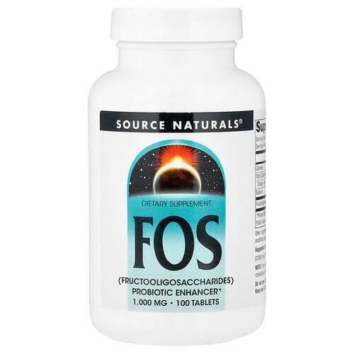 Source Naturals Fos 100 Tablets 1 000 Mg Per Tablet