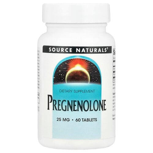 Source Naturals Pregnenolone 25 Mg 60 Tablets