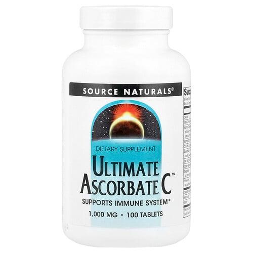 Source Naturals Ultimate Ascorbate C 100 Tablets