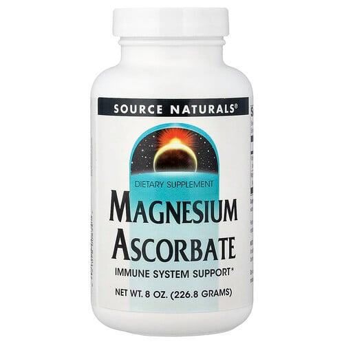 Source Naturals Magnesium Ascorbate 8 Oz 226 8 G