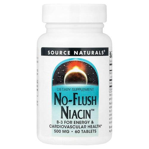 Source Naturals No Flush Niacin 60 Tablets product image
